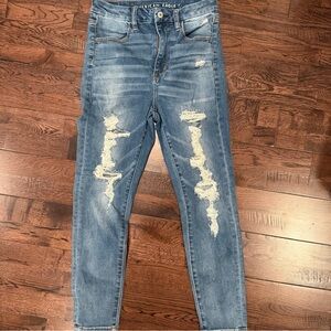 American Eagle Outfitters Curvy Super Hi-Rise Skinny Jeans